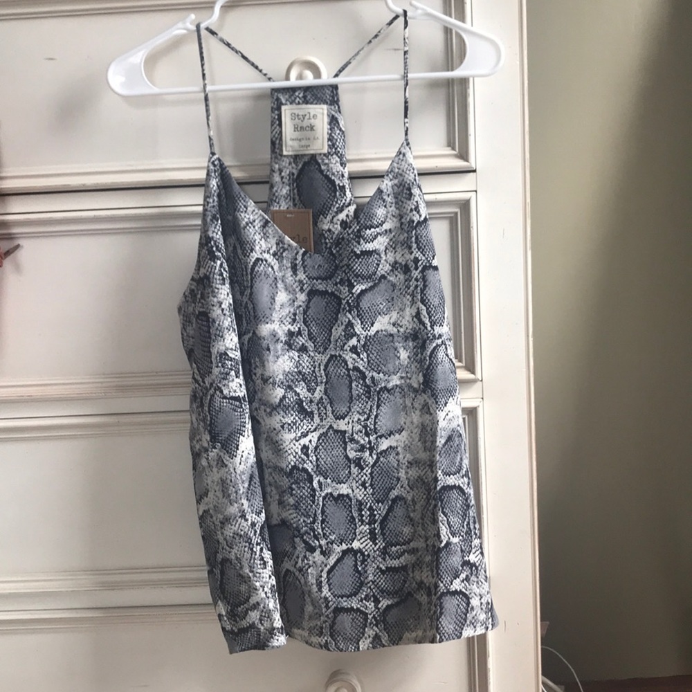 Snake Print Tank